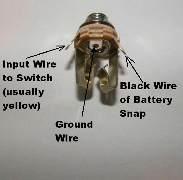 Wiring a metal input (stereo)  jack 