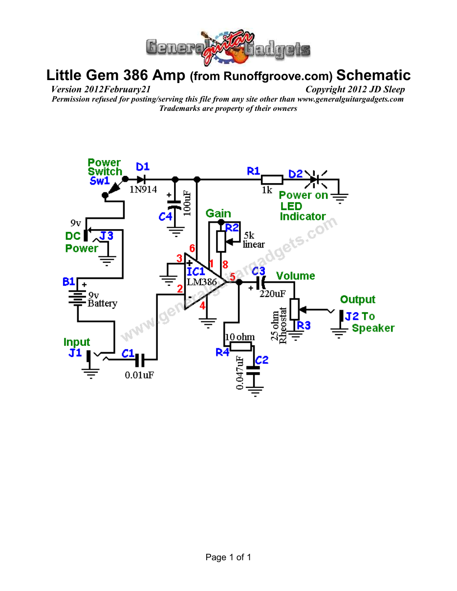 Little Gem Schematic