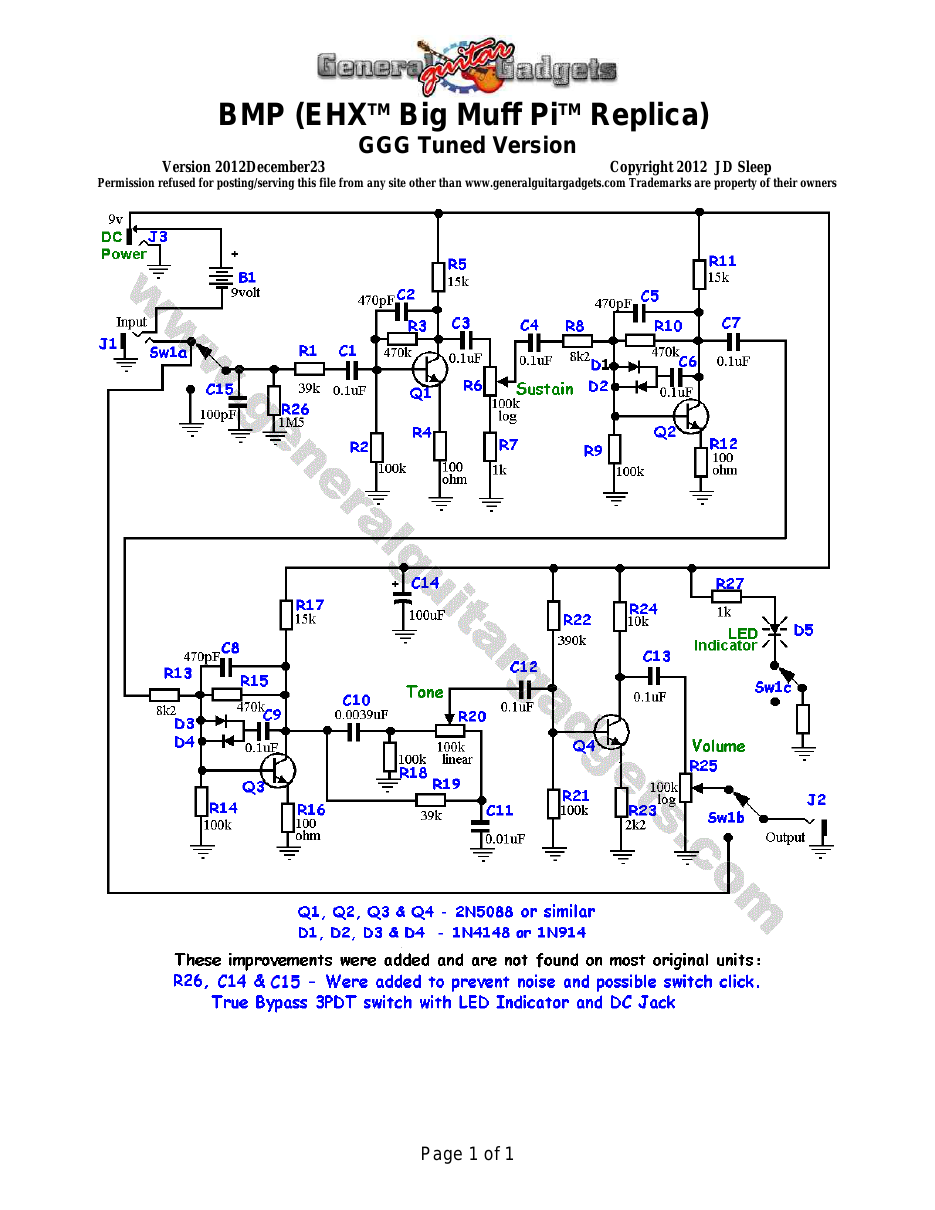BMP GGG Version Schematic