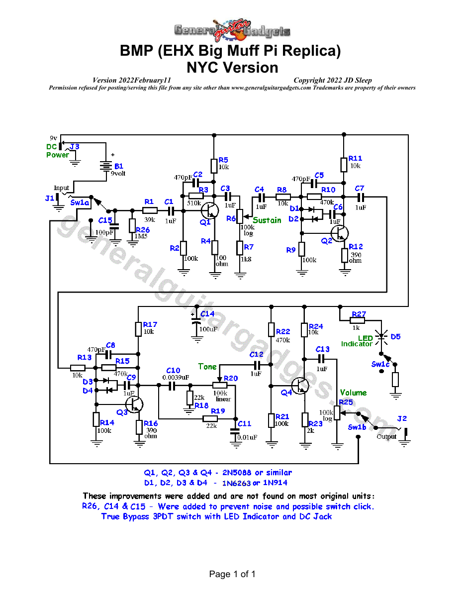 BMP NYC Version Schematic