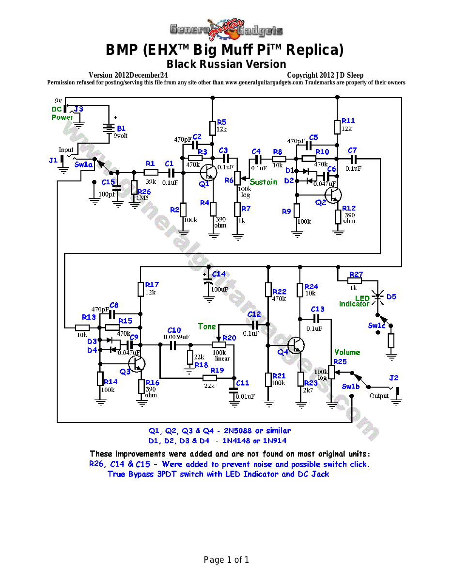 BMP Black Russian Version Schematic