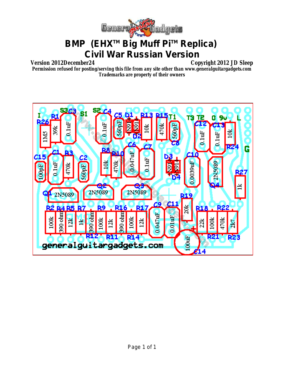 BMP Civil War Russian Version Parts Layout