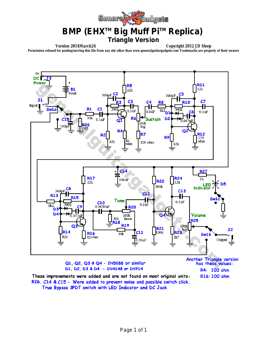 BMP Triangle Version Schematic