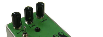 Finished ITS8 pedal, front view