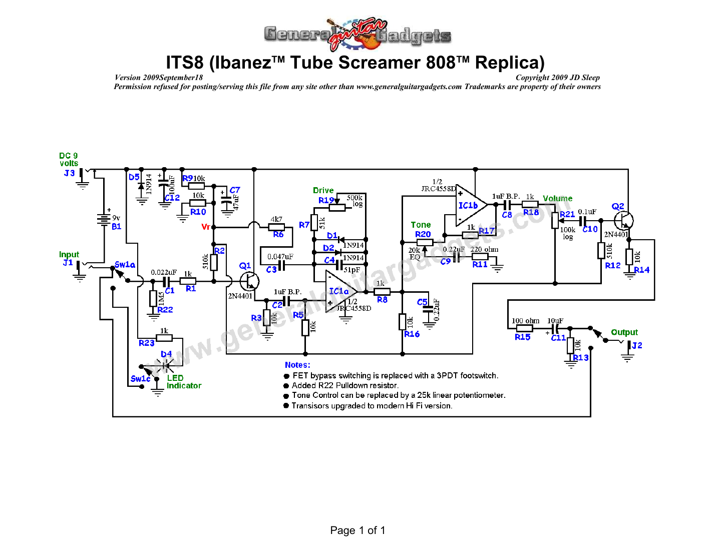 ITS8 Schematic
