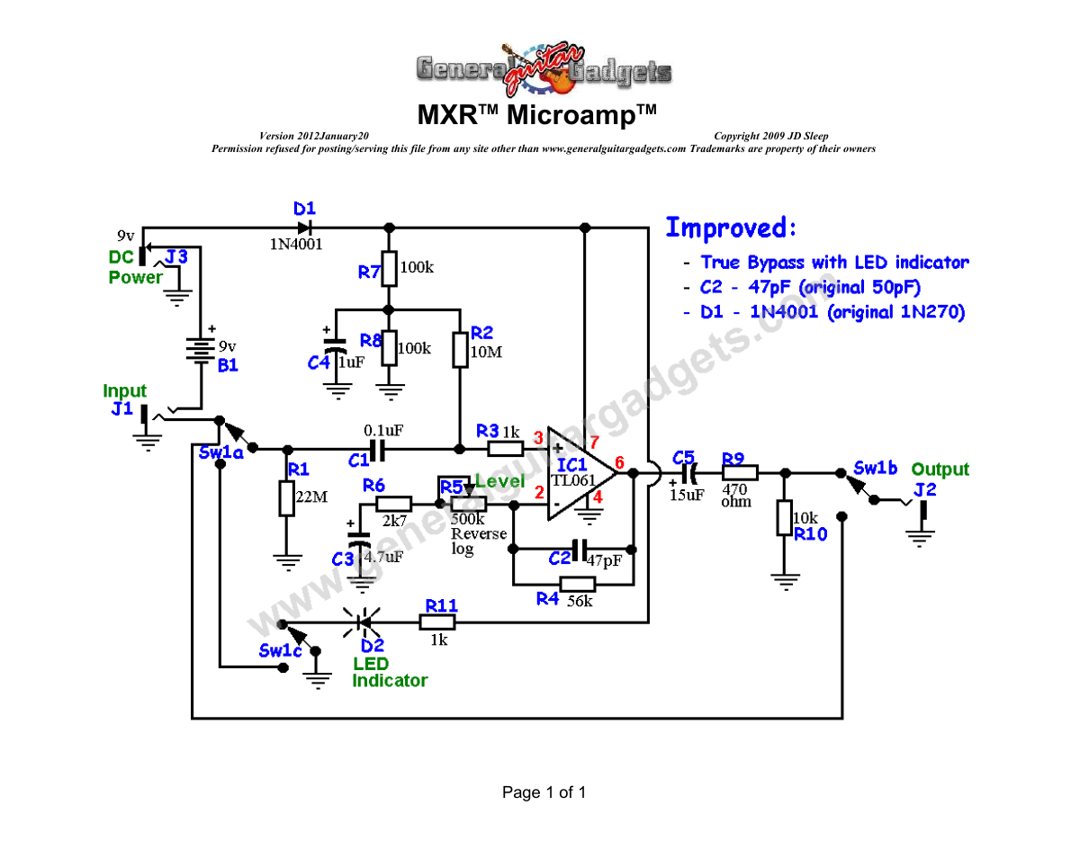 MicroAmp Schematic