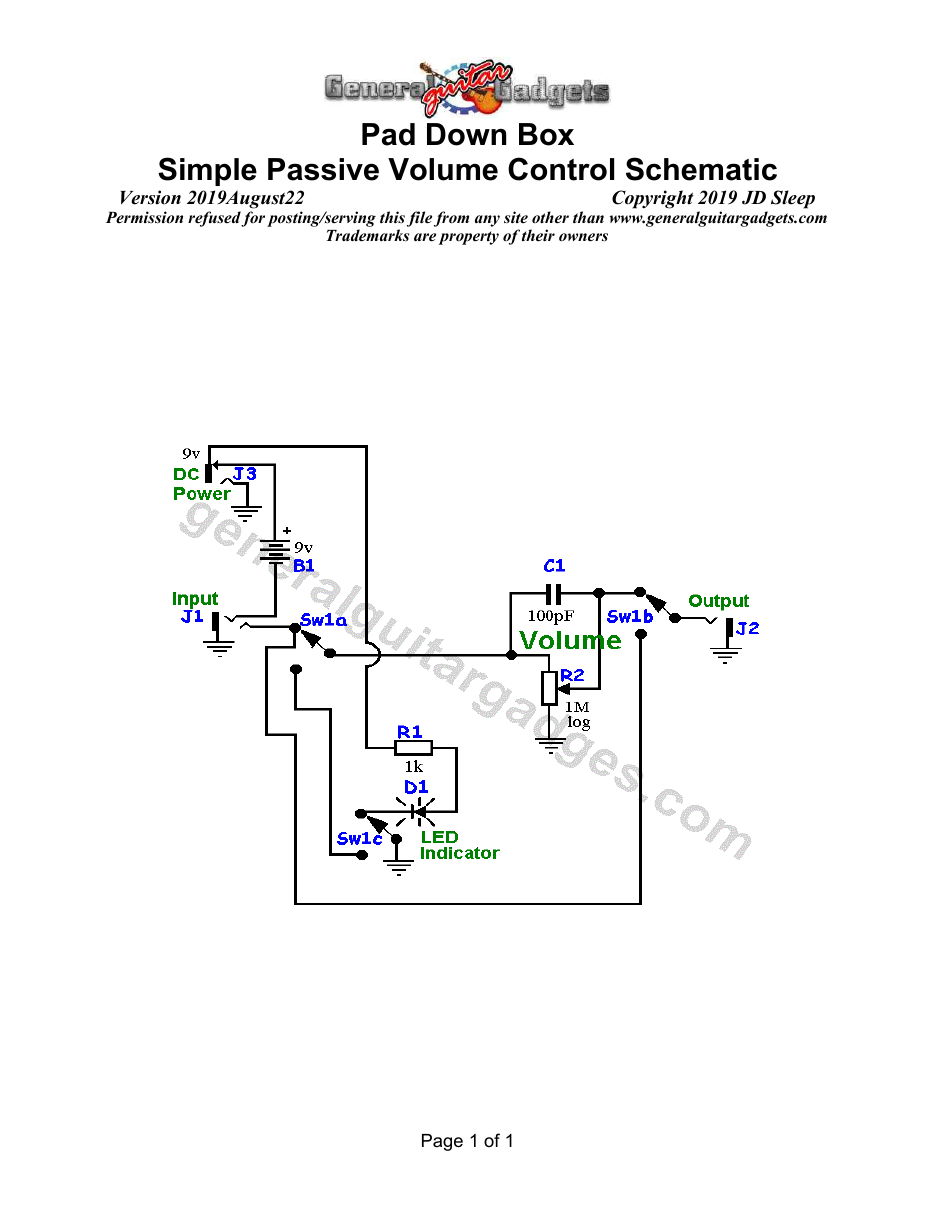 Pad schematic diagram
