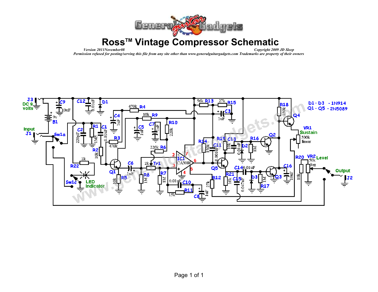 Ross Compressor Schematic