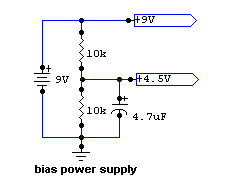 Biased power supply